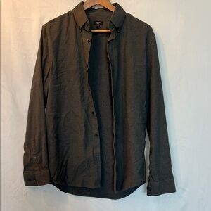 Express Men's Dark Gray Shirt Jacket